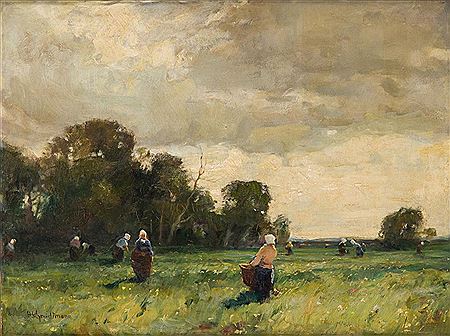 Gathering herbs ("Beim Kräutersammeln")