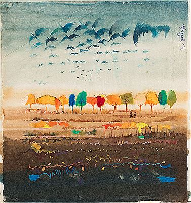 Sample artwork by Maria Soltyk (Born 1935), known for painting - View similar artists and auction records