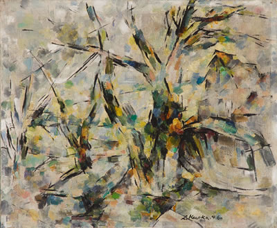 Landscape with trees