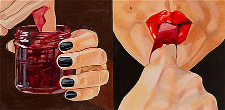 Cherry Jam, 2019 by Anna Franczuk - Auction record, sale price, and art valuation. Compare with similar artists and explore comparable artworks.
