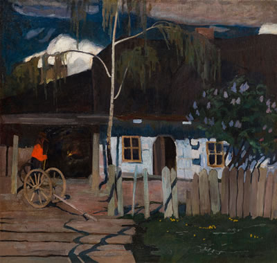 Sample artwork by Henryk Szczyglinski (1881 - 1944), known for atmospheric landscapes and krakow nocturnes - View similar artists and auction records