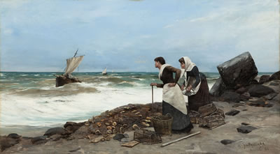 Breton seashore, 1886