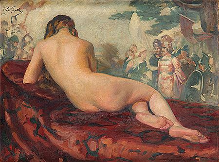 The Continence of Scipio, 1919 by Theodor Grott - Auction record, sale price, and art valuation. Compare with similar artists and explore comparable artworks.