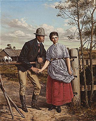 WOOED AND WON, 1874 (ALSO KNOWN AS 'A BUSH ROMANCE’)