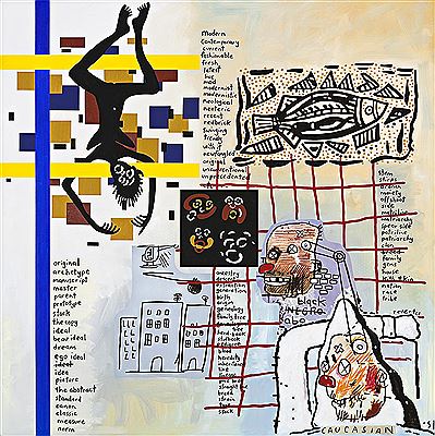 NOTES TO BASQUIAT: MODERNITY, 1999 by Gordon Bennett - Auction record, sale price, and art valuation. Compare with similar artists and explore comparable artworks.