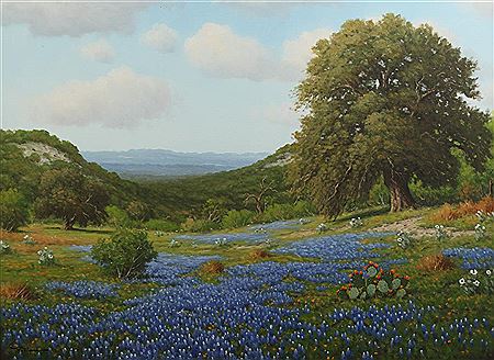 Bluebonnet Landscape by Don Warren - Auction record, sale price, and art valuation. Compare with similar artists and explore comparable artworks.