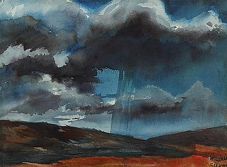 "Double Sided, Owls and Landscape"