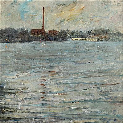 Sample artwork by Chapman Kelley (Born 1932), known for portrait, figure, still life and landscape painting, architectural landscape design - View similar artists and auction records