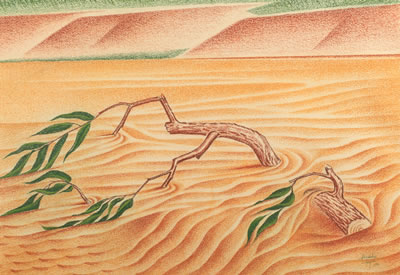 Calligraphic Flood No. 2