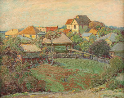 "Cliffside Home, c. 1925" by Edward Eisenlohr - Auction record, sale price, and art valuation. Compare with similar artists and explore comparable artworks.