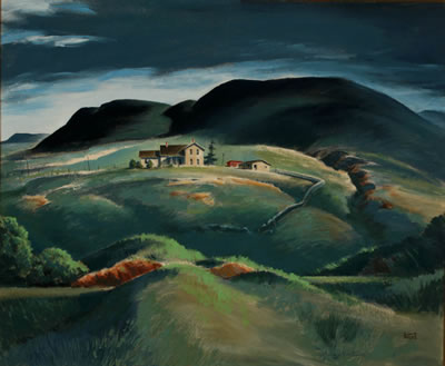 Untitled view of a Kansas Ranch