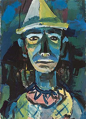 Sample artwork by Karl Ortelt (1907 - 1972), known for impressionist, abstract painting, landscapes, still life, figures, masks - View similar artists and auction records