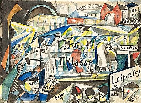 Sample artwork by Alois Erbach (1888 - 1972), known for city views, portrait and genre painting - View similar artists and auction records
