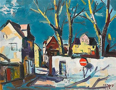 Sonne in enger Gasse by Karl Ortelt - Auction record, sale price, and art valuation. Compare with similar artists and explore comparable artworks.