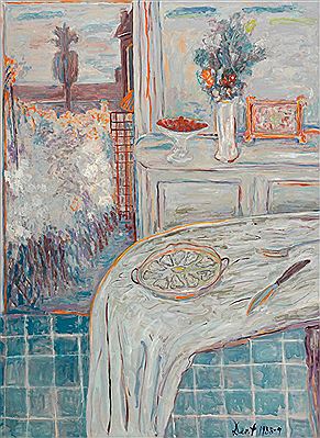 Interior at Dinard 1988-89 by John Dent - Auction record, sale price, and art valuation. Compare with similar artists and explore comparable artworks.