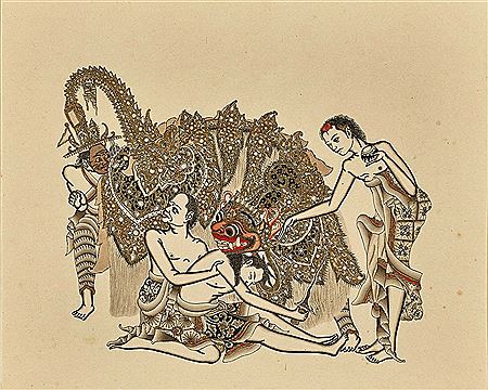 Sample artwork by I Gusti Nyoman Moleh (1918 - 1997), known for painting - View similar artists and auction records