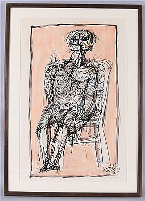Figur sitzend by Konrad Koller - Auction record, sale price, and art valuation. Compare with similar artists and explore comparable artworks.