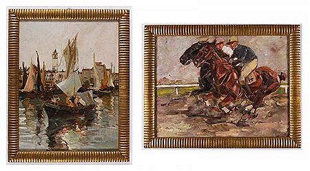Doppelbild: Fischer im Hafen by Demeter Koko - Auction record, sale price, and art valuation. Compare with similar artists and explore comparable artworks.