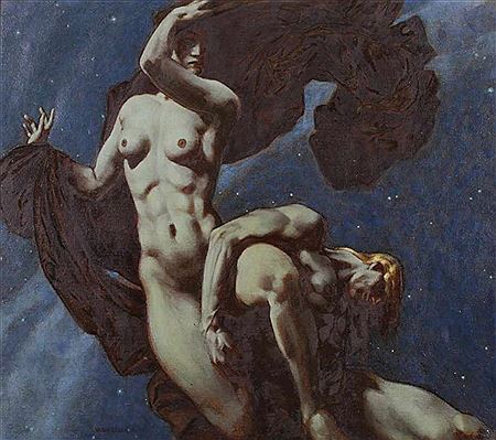 Die Nacht by Wilhelm Dachauer - Auction record, sale price, and art valuation. Compare with similar artists and explore comparable artworks.