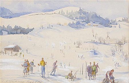 Schieübungswiese in Kitzbühel Tirol by Franz Xaver Weidinger - Auction record, sale price, and art valuation. Compare with similar artists and explore comparable artworks.
