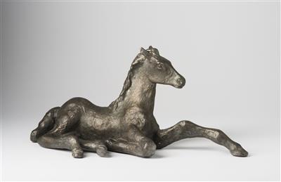 Lying Foal by Antonin Kalvoda - Auction record, sale price, and art valuation. Compare with similar artists and explore comparable artworks.