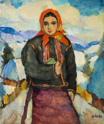 Sample artwork by Andriy Kotska (1911 - 1987), known for painting - View similar artists and auction records
