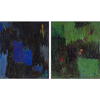 Untitled, Diptych, 1961