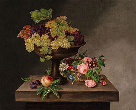 Still Life with Fruit and Flowers