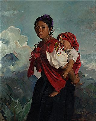 Guatemalan Mother and Child, 1934