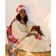 La joven de las rosas
