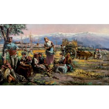 "Campesinos frente a Sierra Nevada" by Manuel Ruiz Sanchez Morales - Auction record, sale price, and art valuation. Compare with similar artists and explore comparable artworks.