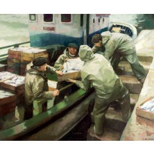 Pescadores by Manuel Martinez Alcover - Auction record, sale price, and art valuation. Compare with similar artists and explore comparable artworks.