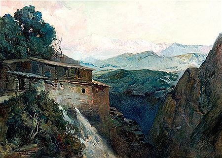 "Atardecer en Sierra Nevada" by Joaquin Capulino Jauregui - Auction record, sale price, and art valuation. Compare with similar artists and explore comparable artworks.