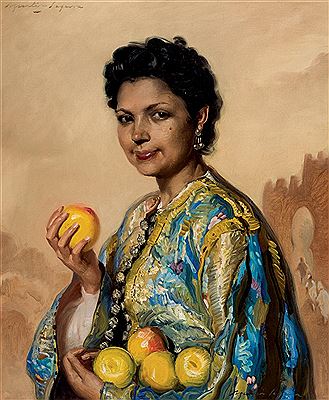 Sample artwork by Agustin Segura Iglesias (1900 - 1988), known for portraiture, landscape, and still life paintings - View similar artists and auction records