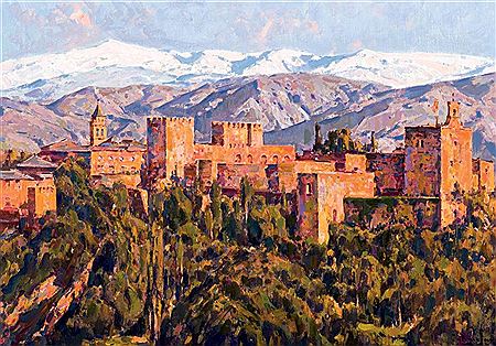 "Últimas luces, la Alhambra"