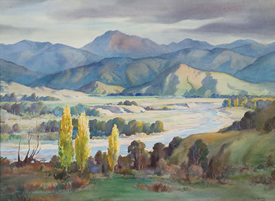 Sample artwork by Carl Thorwald Laugeson (1900 - 1987), known for landscape painting - View similar artists and auction records