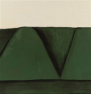 North Otago Landscape 3 by Colin McCahon - Auction record, sale price, and art valuation. Compare with similar artists and explore comparable artworks.