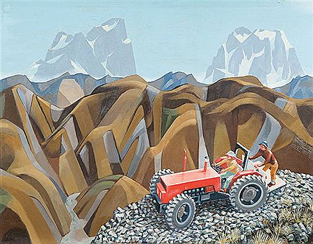 Saturno 80 on Conway Hills by Roy Cowan - Auction record, sale price, and art valuation. Compare with similar artists and explore comparable artworks.