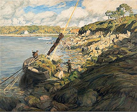 Le ramassage du varech, 1906