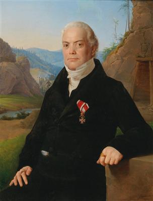 Portrait of Anton Ritter Mantz von Mariensee