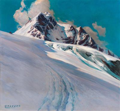 Aufstieg zum Silvrettahorn’ [The ascent of the Silvrettahorn mountain] (3246 m)