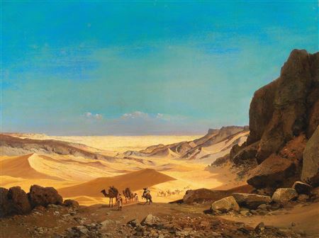 Sample artwork by Carl Hasch (1835 - 1897), known for landscape painting - View similar artists and auction records