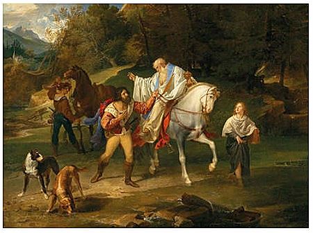 Rudolf of Habsburg and the priest