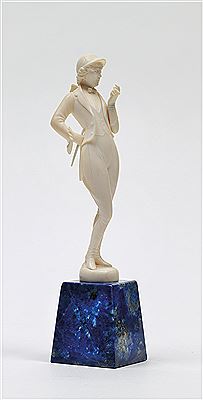 A standing equestrian, designed c. 1930