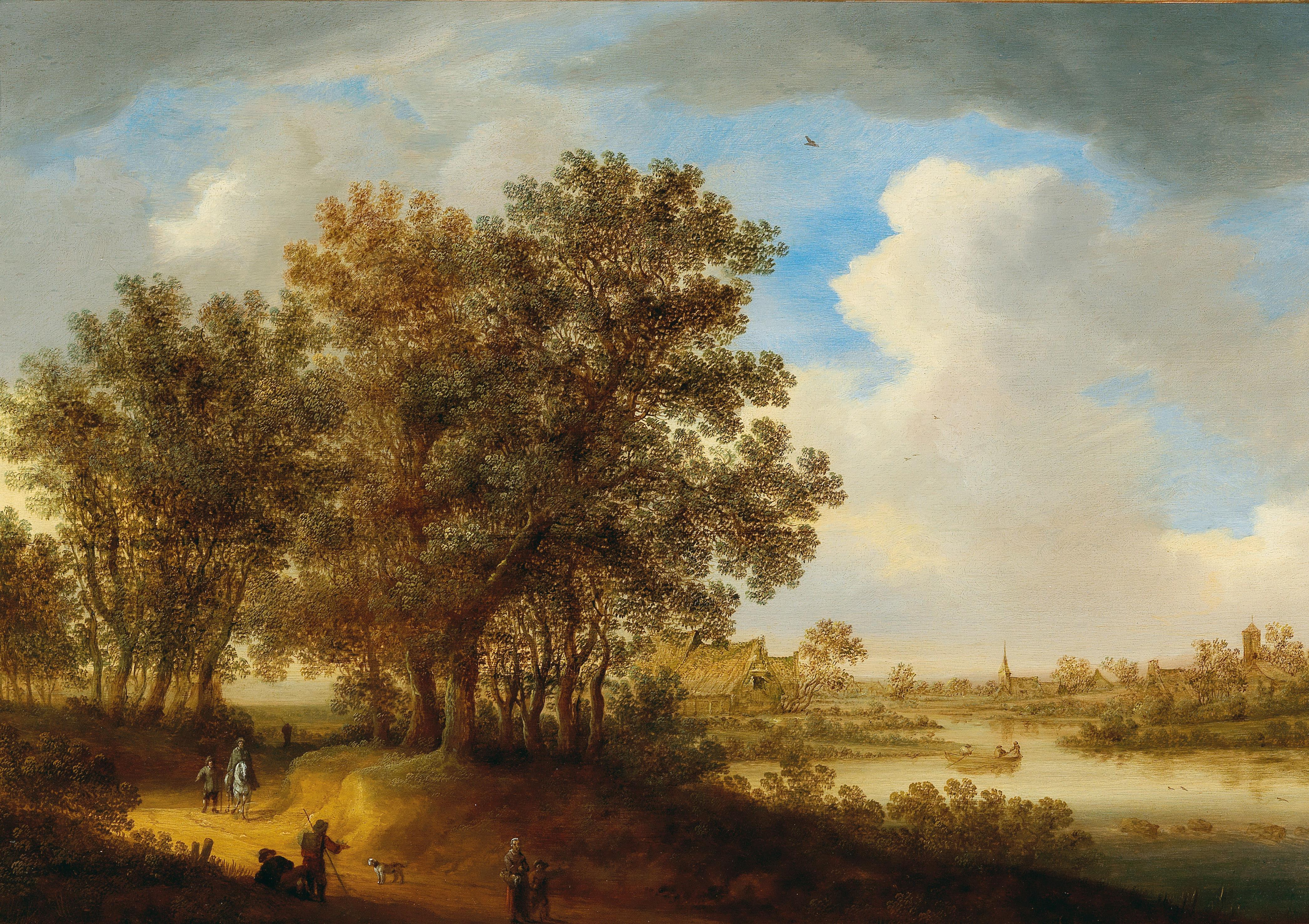 A river landscape by Johannes Schoeff - Auction record, sale price, and art valuation. Compare with similar artists and explore comparable artworks.
