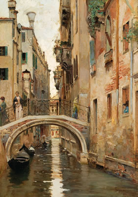 A canal in Venice