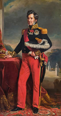 Portrait of the French King Louis-Philippe d’Orléans (Paris 1773-1850 Clermont House, England)