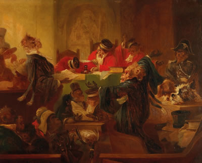 In the Courtroom by Zacharias Notermann - Auction record, sale price, and art valuation. Compare with similar artists and explore comparable artworks.