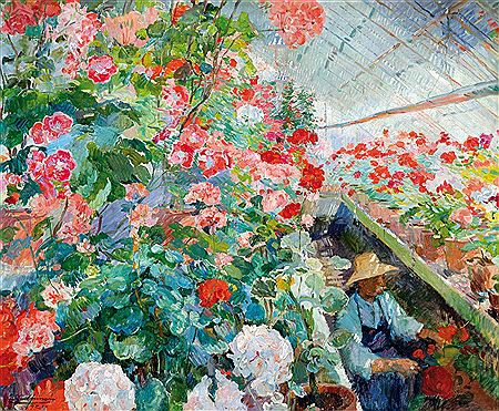 La serre de begonias
