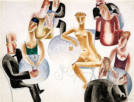 Le café by Frits Berghe - Auction record, sale price, and art valuation. Compare with similar artists and explore comparable artworks.